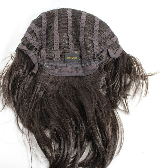 Shaggy Layered Lace Front Wig - Dark Brown, Synthetic, Adjustable Fit, Used - Picture 10 of 12